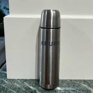 Krups hot/cold thermos bottle .5 liters lid cup and dispenser